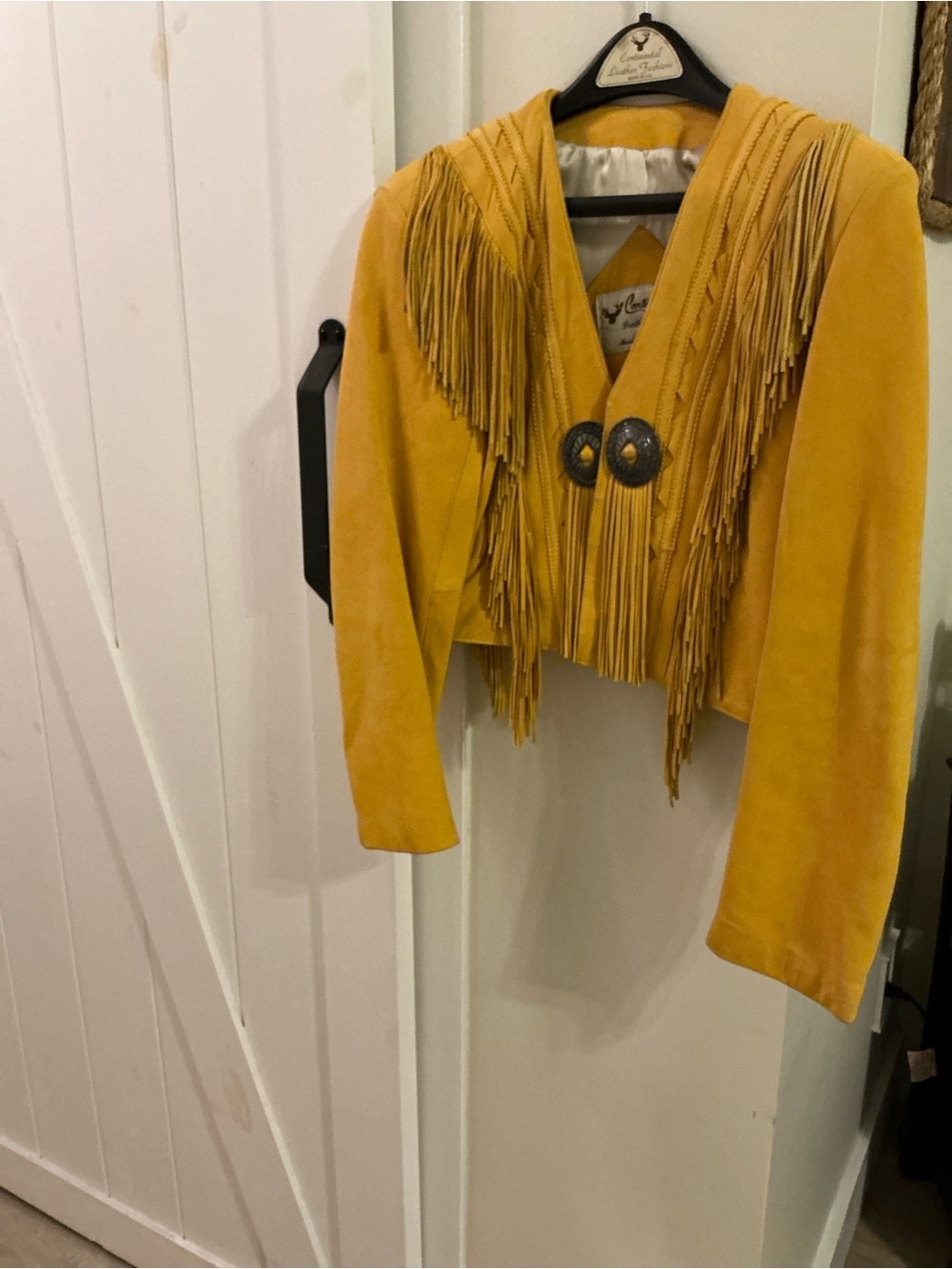 Asymmetrical Fringed Wrap Skirt in Mustard